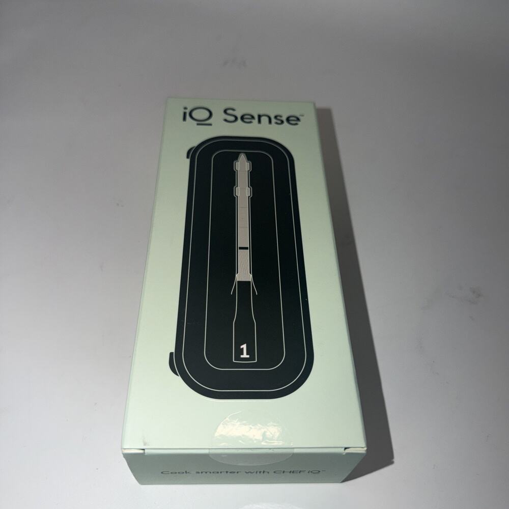 Chef IQ Sense 2025 Model Smart Wireless Meat Thermometer 1 Probe Dark Smoke E44